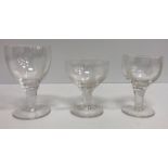 A suite of Stuart crystal fern decorated drinking glasses including thirteen small wines,
