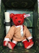 A Steiff baby Alphonso limited edition Cossack bear exclusively for Teddy Bears of Witney 1995 No.