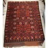 A Bokhara Hatchli rug,