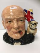 A collection of modern day collectables including Royal Doulton character jug of the year Winston
