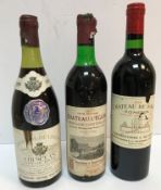 One bottle Chateau de Sales Pomerol les Héritiers et de Laage 1975,