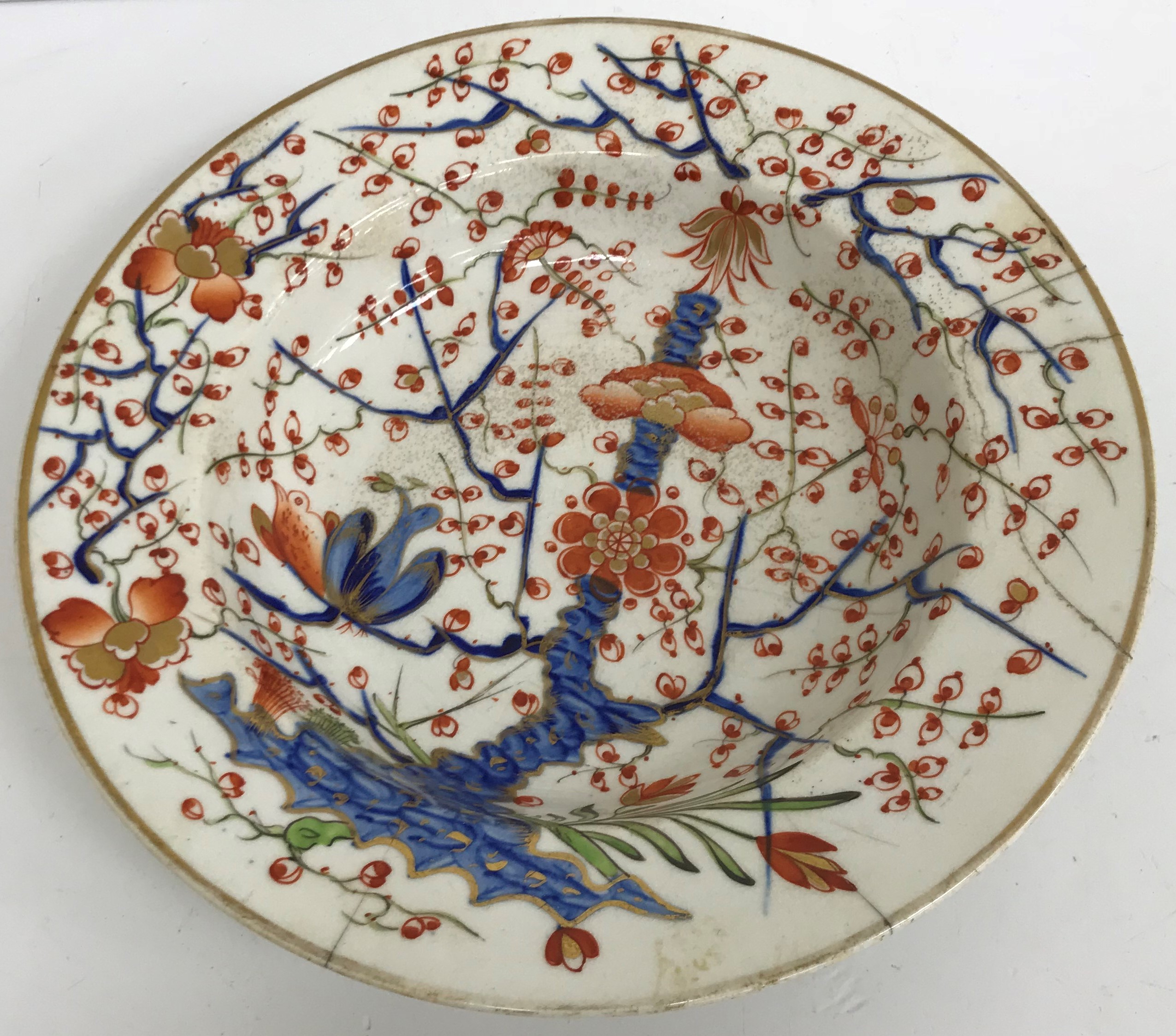 A Victorian Royal Worcester floral painted and gilt decorated dish of petal form, - Image 2 of 4