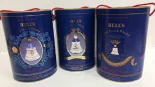 Three Bells Old Scotch Whisky Royal Decanters,