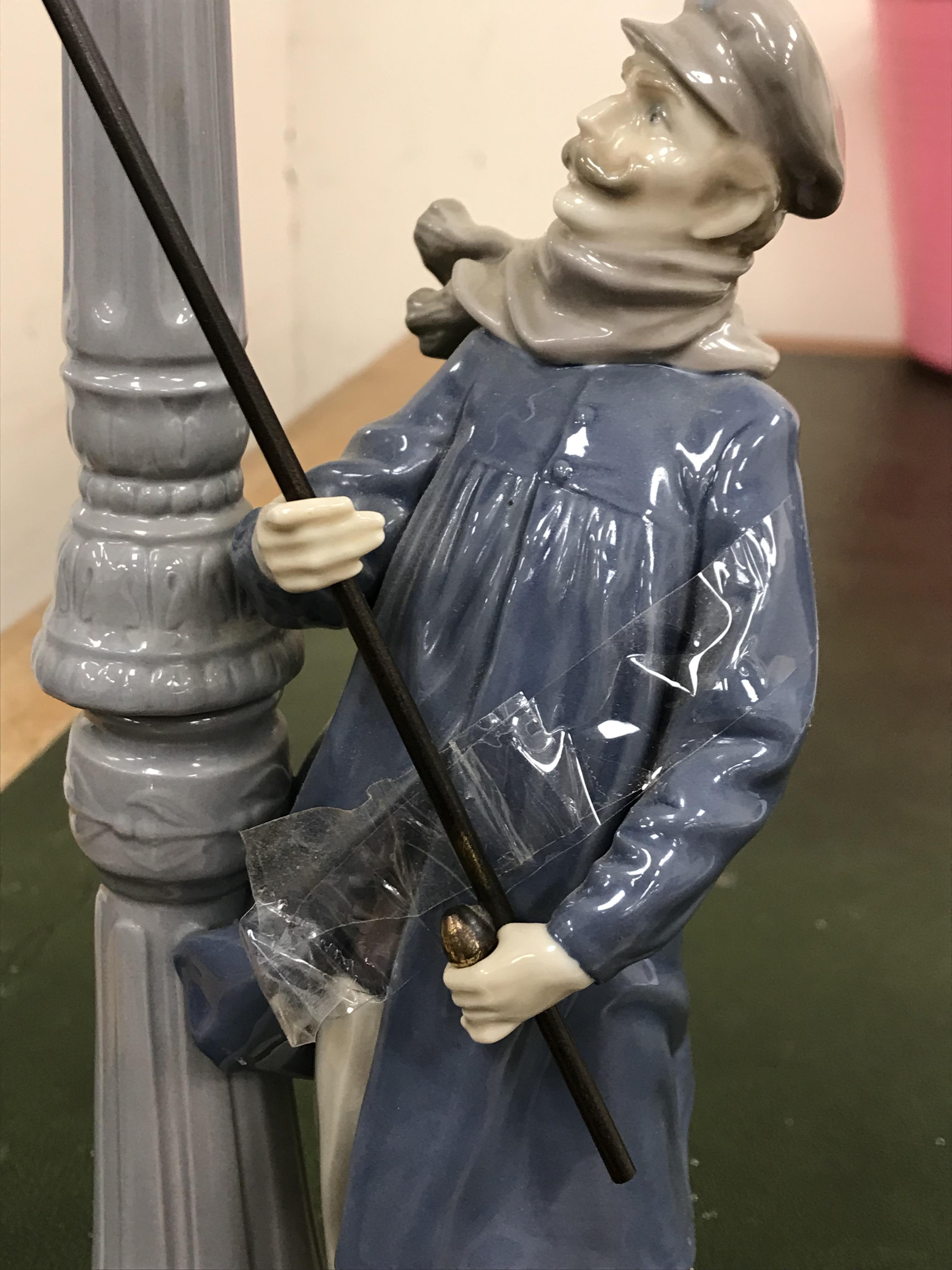 A Lladro figure of The Lamplighter (5205) 47 cm high, - Image 12 of 38