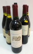 Three bottles Tastevinage Bourgogne Rouge Pinot Noir Pierre Lamotte 1996,