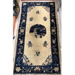 A vintage Chinese rug,