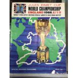 A 1966 World Cup football programme,