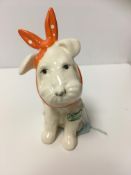 A collection of eight various Beswick animal figures including "Terrier with toothache",