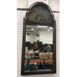 A 20th Century walnut framed pier glass in the early 18th Century manner,