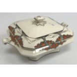 A small collection of Crown Ducal orange tree dinner wares comprising two dinner plates,