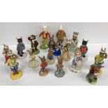 A collection of Royal Doulton Bunnykin figures comprising International Collectors Club "Tourist"