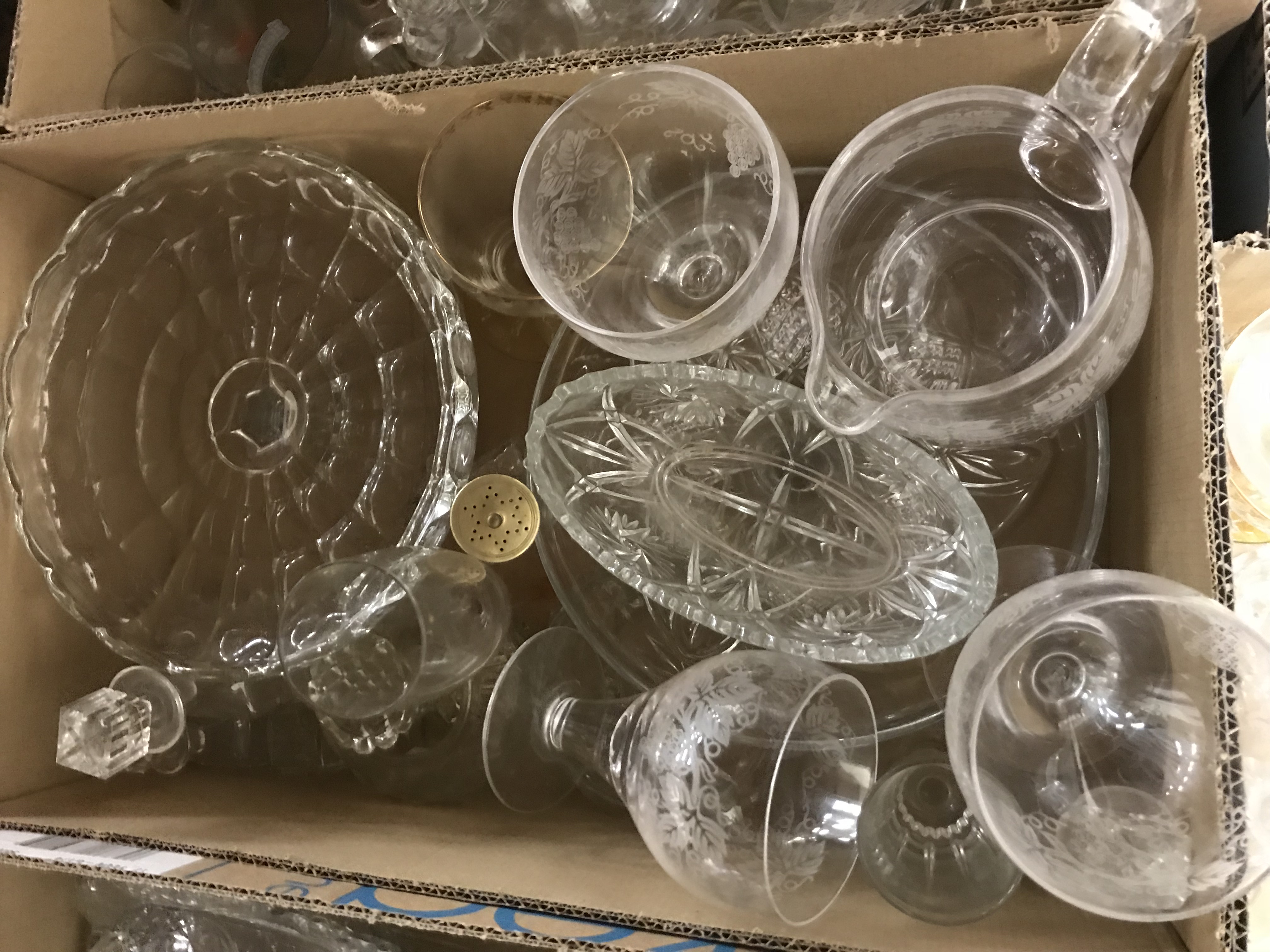 A large collection of glassware to include six Waterford crystal red wine glasses and six matching - Image 7 of 15