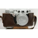 A Leica IIIF Rangefinder camera, DRP Ernst Leitz Wetzlar, No.