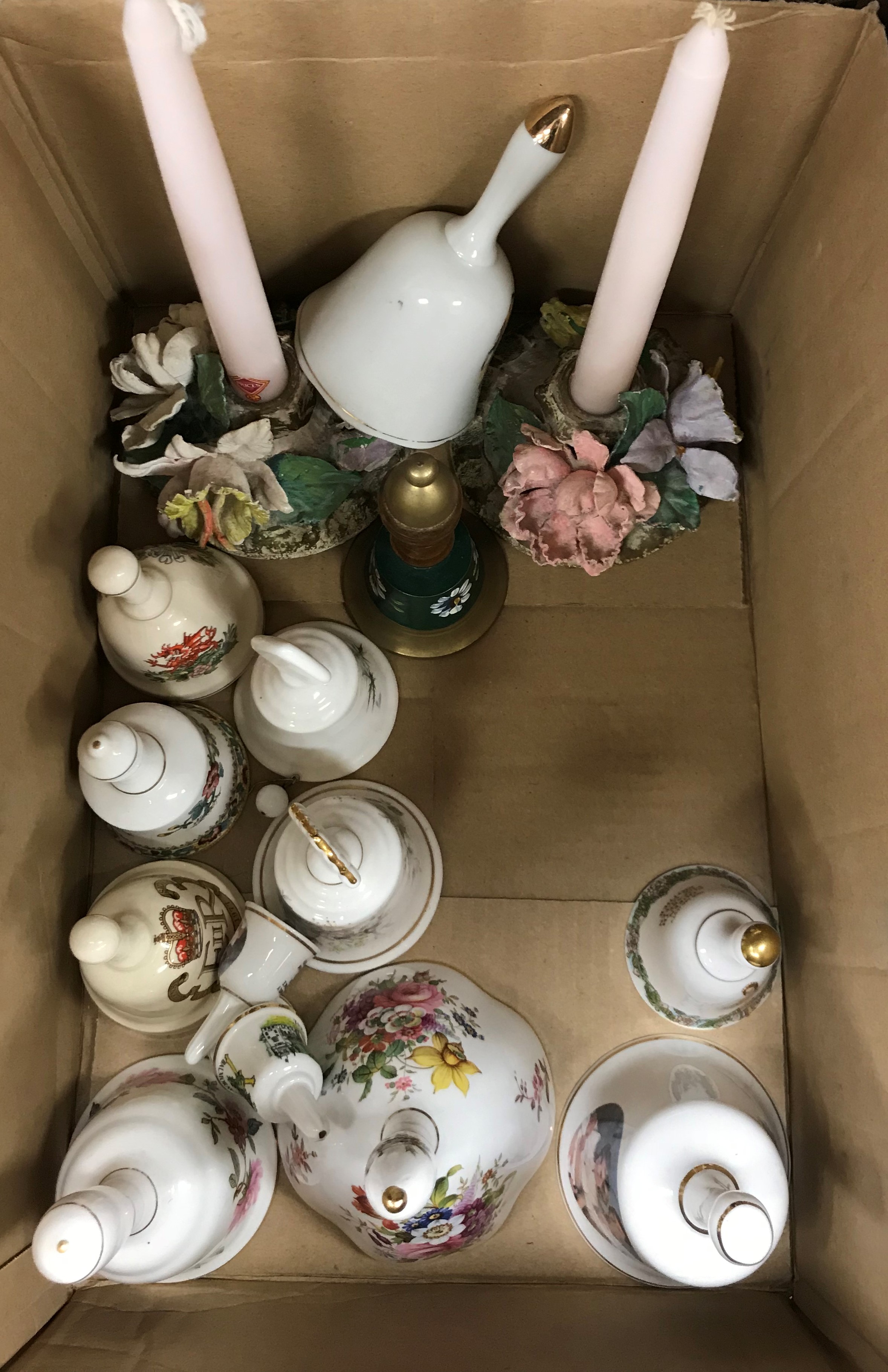 Five boxes of assorted sundry decorative china wares to include various commemorative pottery table - Image 2 of 14