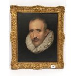 AFTER SIR ANTHONY VAN DYCK "Cornelis Van Der Geest", a head and shoulders portrait study,