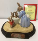 A collection of Royal Doulton rabbit figures including Bunnykins "Bath Night Bunnykins" (DB241)