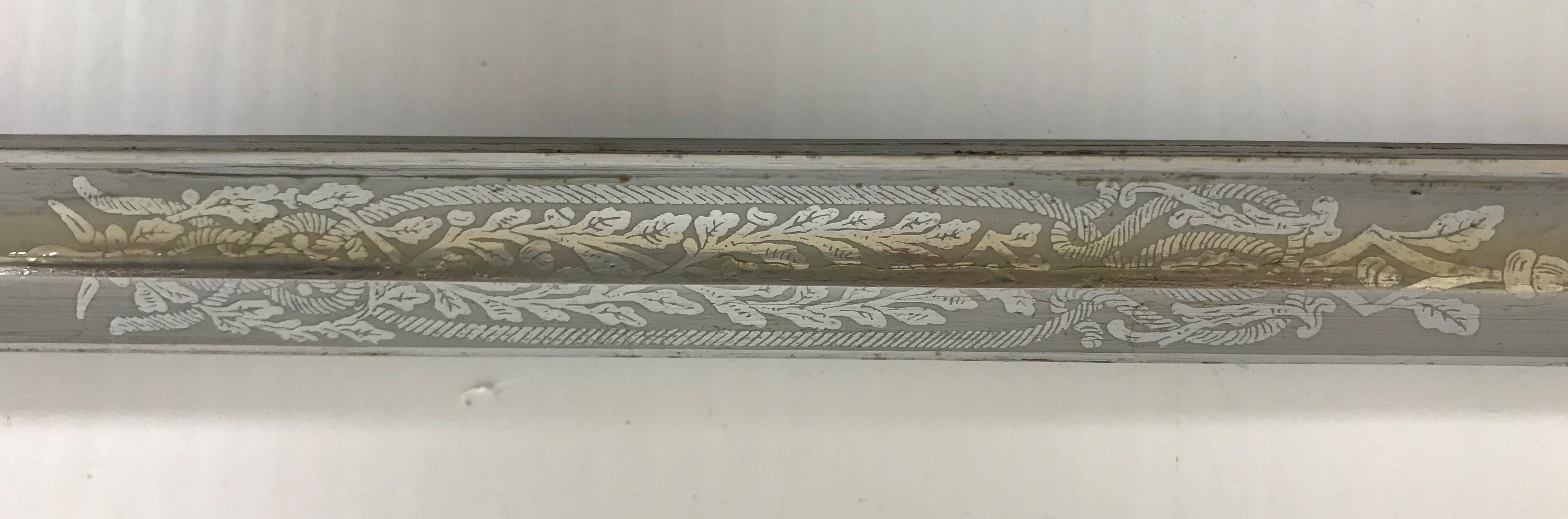 A George VI Royal Naval Officer's dress sword, - Image 10 of 12