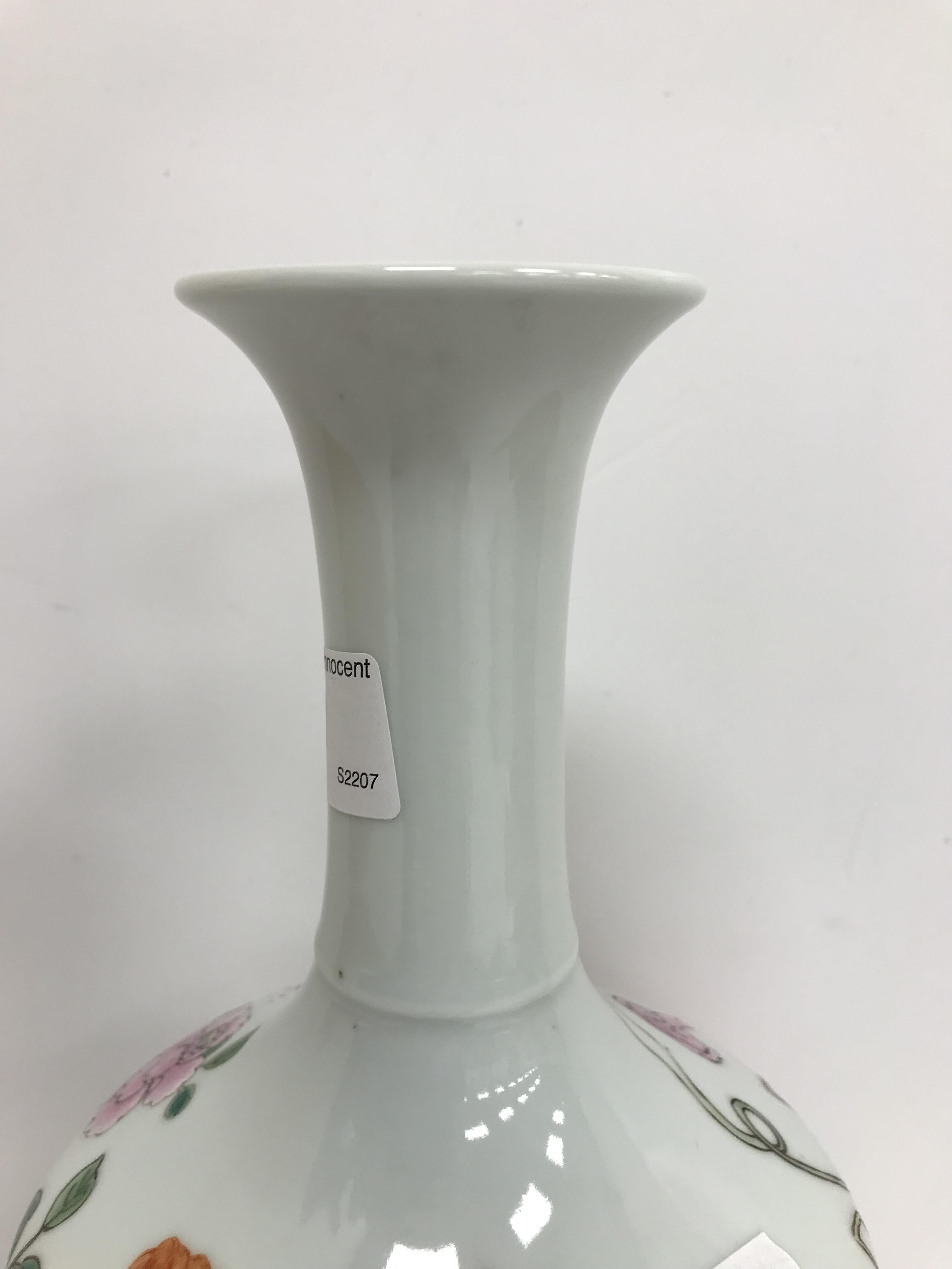 A Chinese baluster shaped vase, the decoration depicting various vases, screens etc, - Image 11 of 31