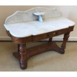 A Victorian mahogany duchess washstand,