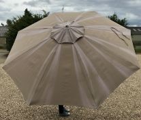 A garden parasol