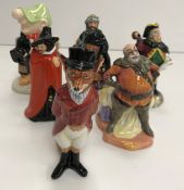 A collection of four miniature Royal Doulton figurines comprising "Guy Fawkes" (HN3271),