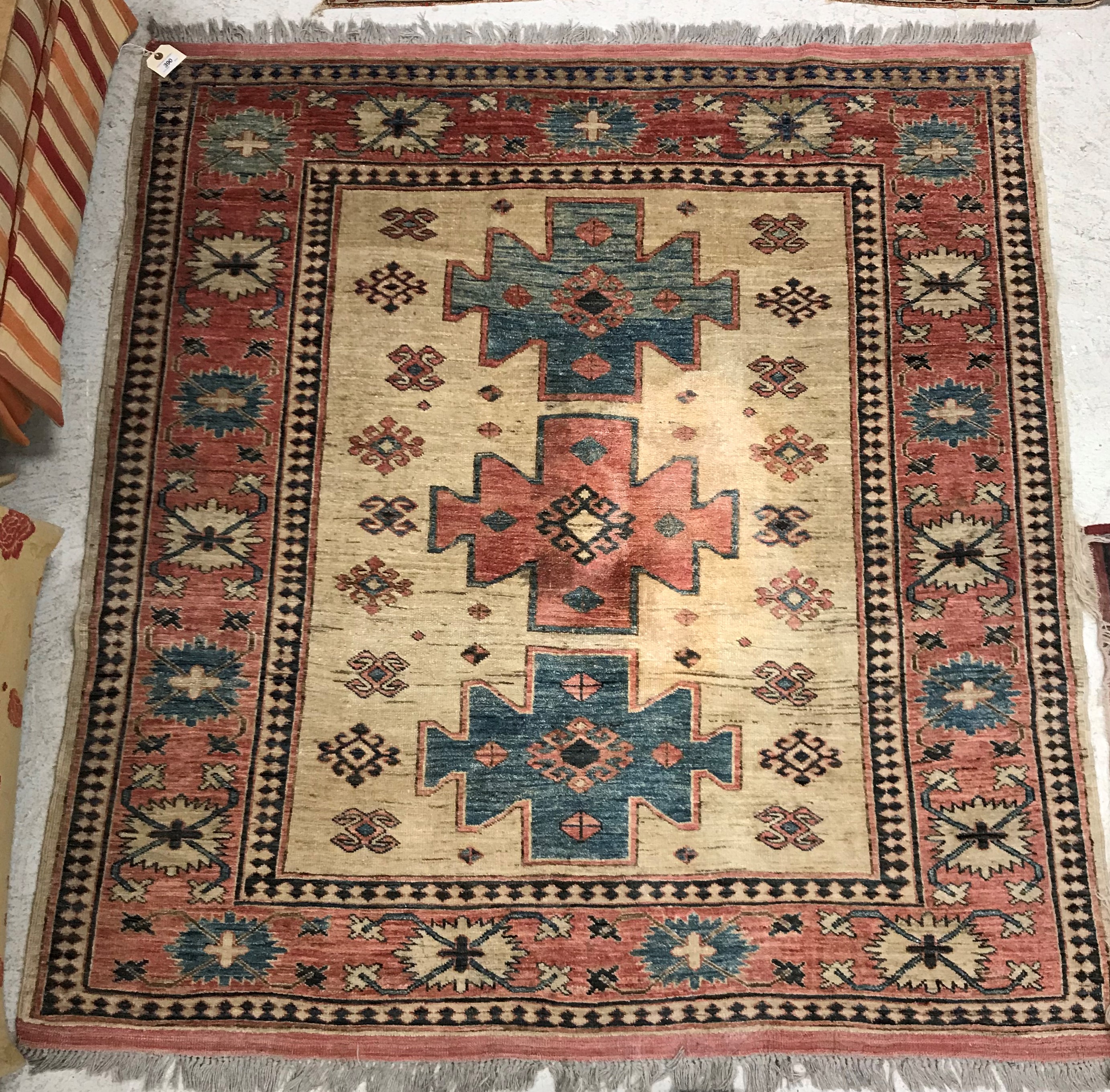 A Persian rug,