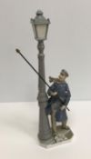 A Lladro figure of The Lamplighter (5205) 47 cm high,