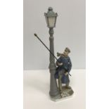 A Lladro figure of The Lamplighter (5205) 47 cm high,