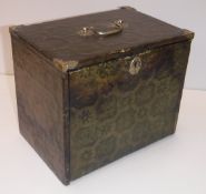 A 17th Century Augsburg table-top or travelling chest,