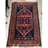 A Turkoman rug,