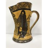 A Royal Doulton Morrisian jug with figural decoration in the manner of William Morris, 21.