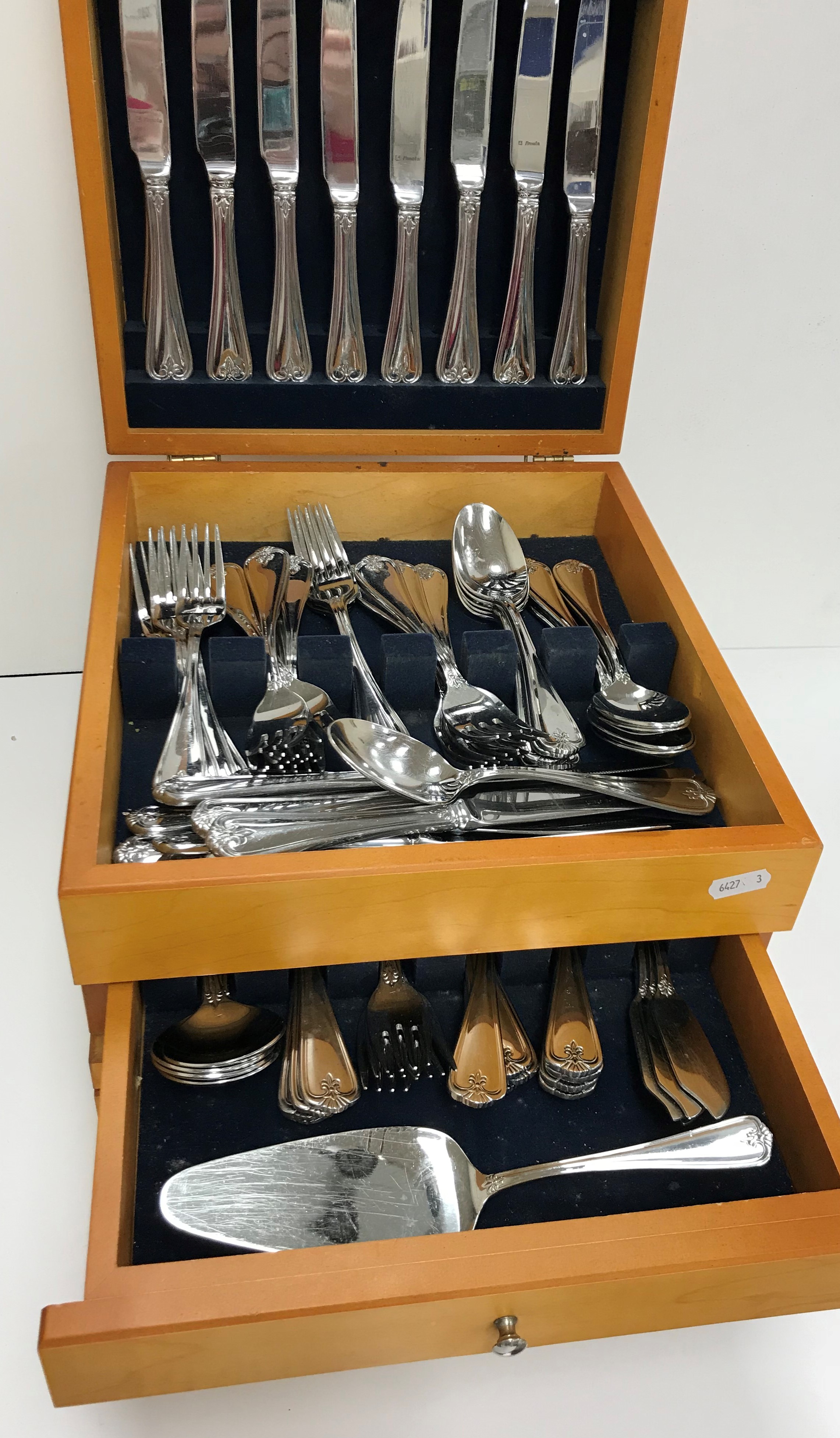 A part canteen of "King's" pattern silver plated cutlery, - Image 5 of 7