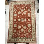 A Persian rug,