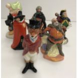 WITHDRAWN A collection of four miniature Royal Doulton figurines comprising "Guy Fawkes" (HN3271),