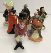 WITHDRAWN A collection of four miniature Royal Doulton figurines comprising "Guy Fawkes" (HN3271),