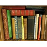 Two boxes of various books including "The Cecil Aldin Book",