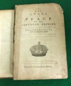 One volume NICOLAS CAUSSIN (1583-1651) "The Angel of Peace to All Christian Princes",