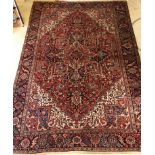 An early to mid 20th Century Indian carpet,