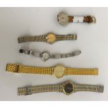 A collection of various watches bearing the name "Gucci"