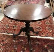 A mahogany occasional table,