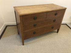 An early 20th Century mahogany single drawer side table in the 18th Century style,