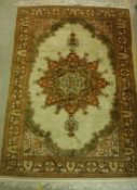 A Persian rug,