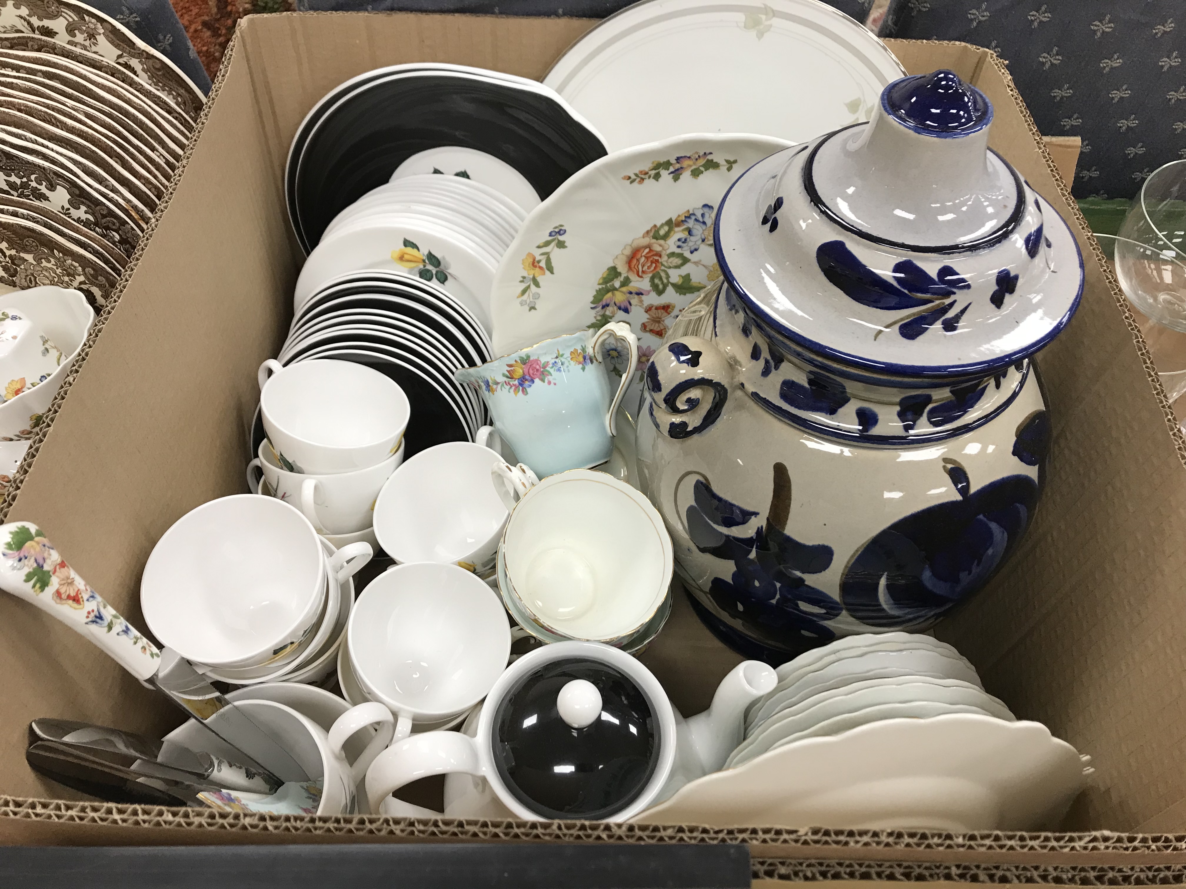 Three boxes of assorted china wares, etc. - Image 2 of 3