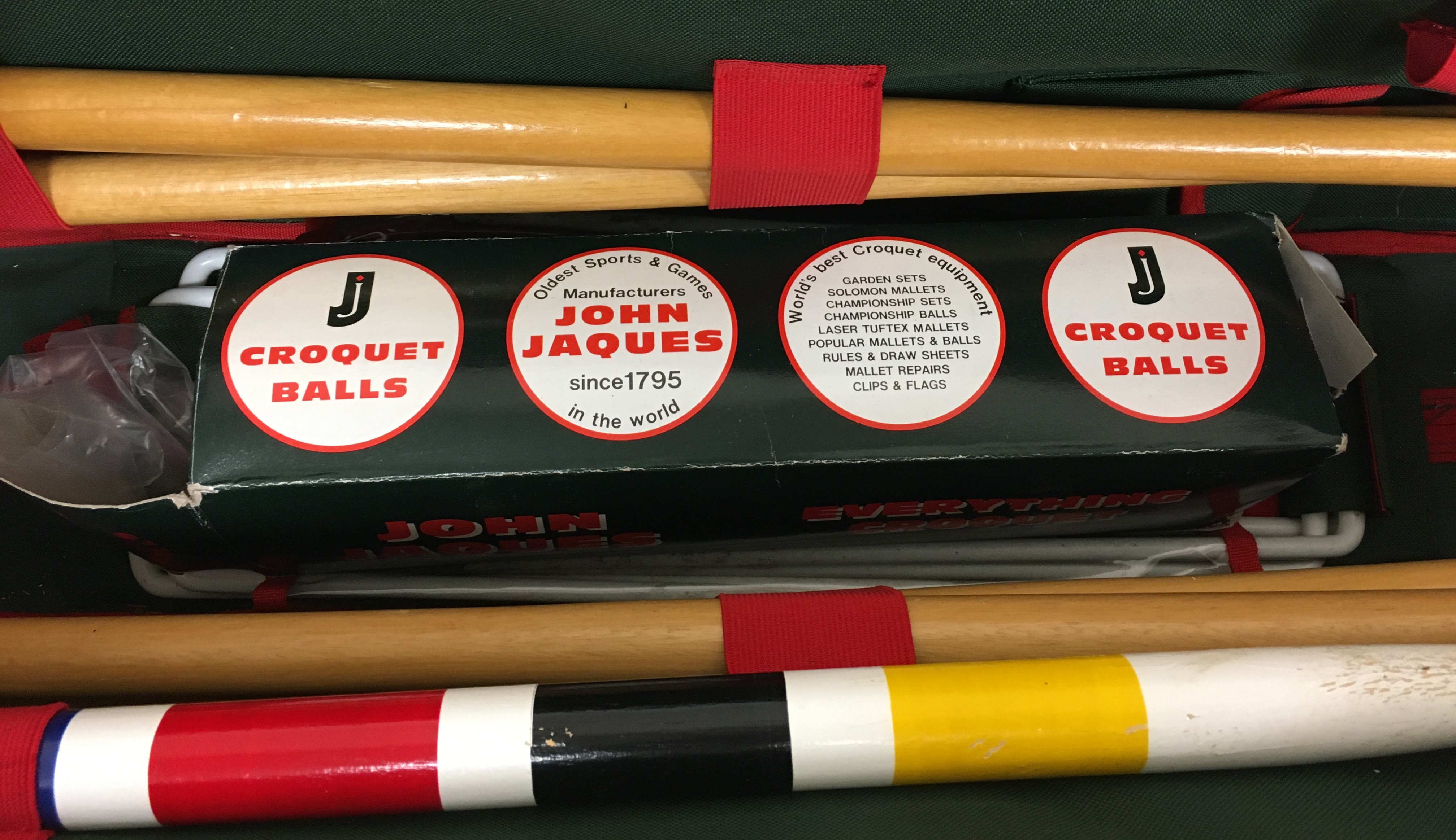 A modern Jaques croquet set housed in a canvas bag - Image 2 of 5