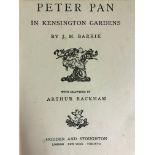 J M BARRIE "Peter Pan in Kensington Gardens", illustrated by Arthur Rackham,
