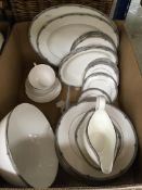 A collection of Wedgwood "Amherst" dinnerwares comprised of eleven dinner plates,