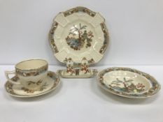 A large collection of Burslem "Coronet" dinner/tea wares including various sized plates,