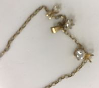 A collection of three gold and stone set dress rings, one 10 carat gold, approx 3.