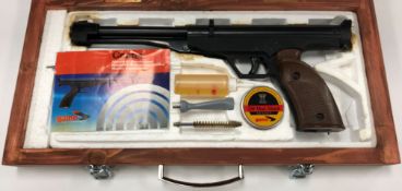 A Gamo .177 center air pistol in pine fi