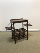 A circa 1900 Arts & Crafts mahogany read